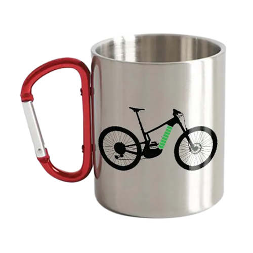 E Bike Carabiner Mug
