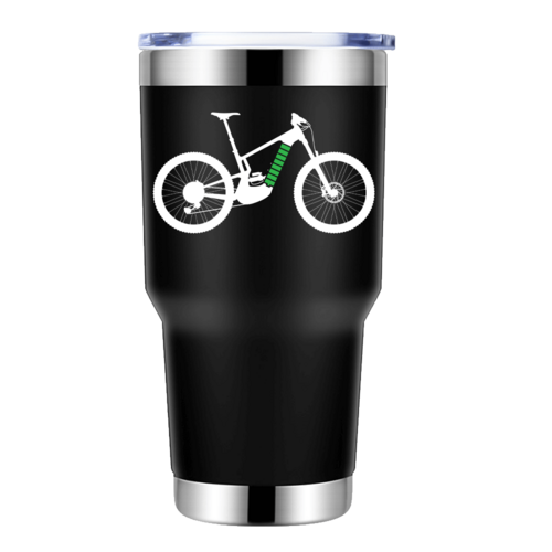 E Bike 30oz Insulated Vacuum Sealed Tumbler