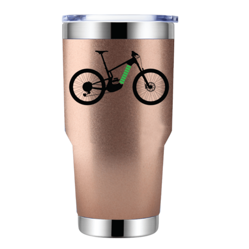 E Bike 30oz Insulated Vacuum Sealed Tumbler