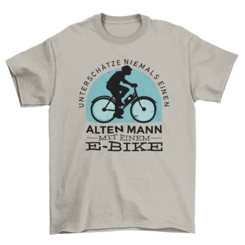 E-bike German Quote T-shirt