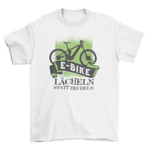 E-Bike German Text T-shirt