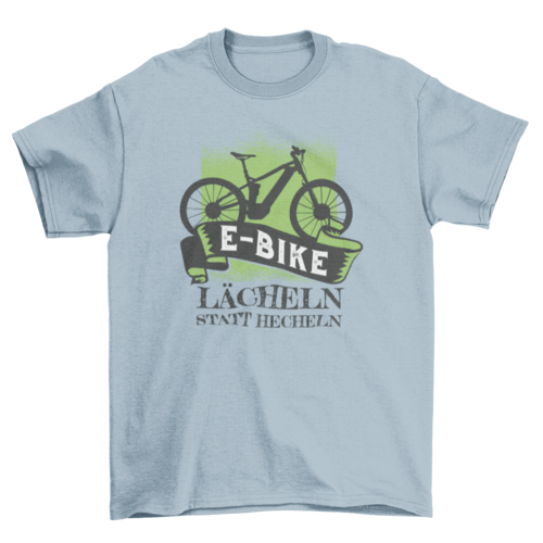 E-Bike German Text T-shirt