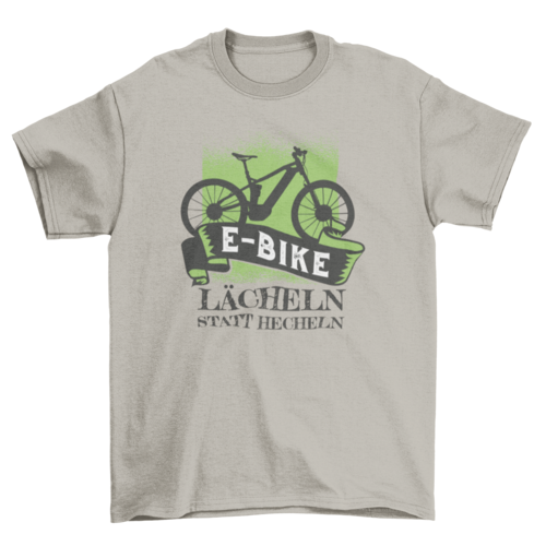 E-Bike German Text T-shirt