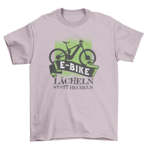 E-Bike German Text T-shirt