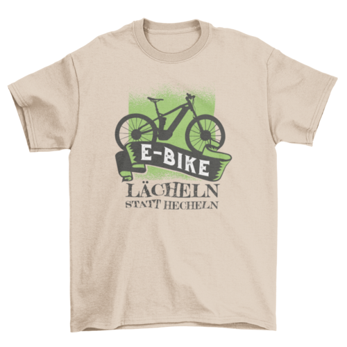 E-Bike German Text T-shirt