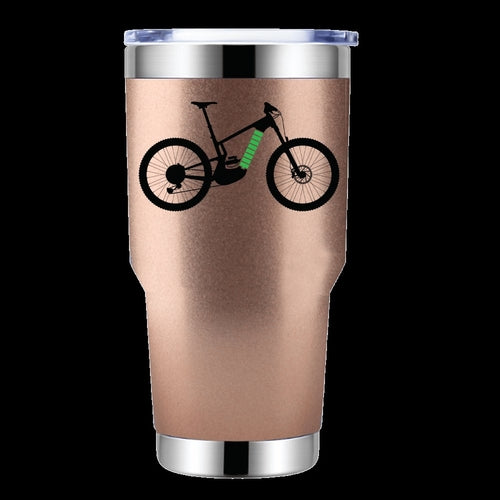 E Bike 30oz Insulated Vacuum Sealed Tumbler