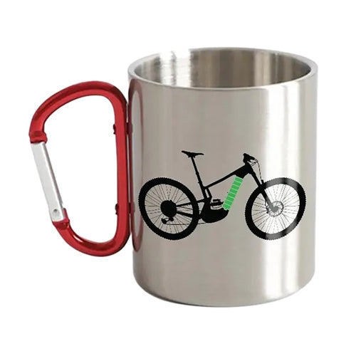 E Bike Carabiner Mug