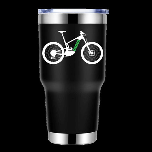 E Bike 30oz Insulated Vacuum Sealed Tumbler
